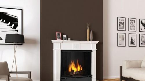 Имитация камина в спальне. Фальшкамин в дизайне интерьера