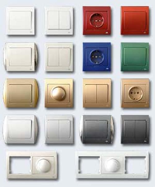 Как подобрать выключатели к интерьеру. Как подобрать розетки и выключатели к интерьеру
