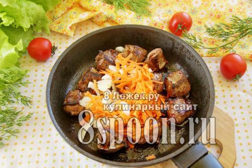 Как приготовить печень с подливой. 