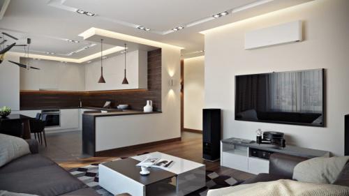 Студия дизайна интерьера. Квартира студия с одним окном