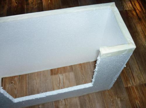 Фальш камин в спальне. Фальш-камин из пенопласта