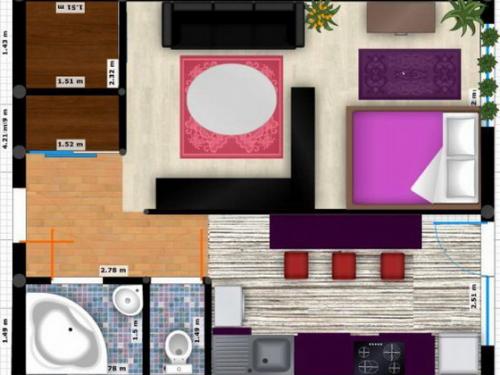 Мебель в однокомнатную квартиру. Варианты расстановки мебели в однокомнатной квартире (с фото и планом)