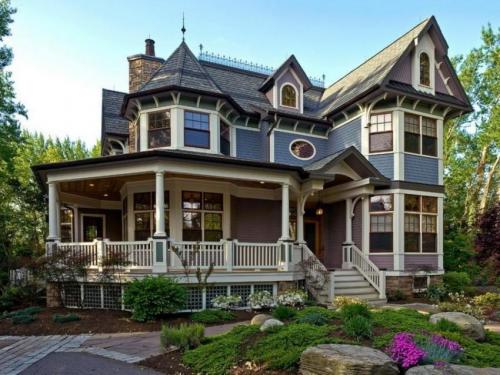 Фасады домов в английском стиле. Три типа английских домов