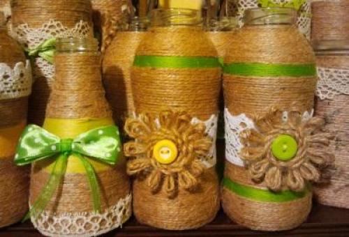 Вазочка из пластиковой бутылки. Вазы из пластиковых бутылок