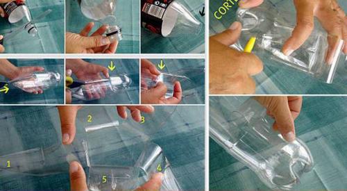 Вазочка из бутылки пластиковой. Как делать вазы из пластиковых бутылок своими руками? 22 Вазочка из бутылки пластиковой. Как делать вазы из пластиковых бутылок своими руками? 22