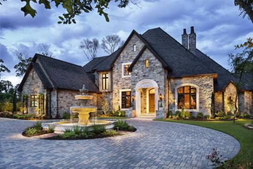 Фасады домов в английском стиле. Три типа английских домов