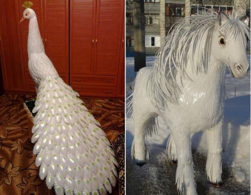 Шедевры из пластиковых бутылок для дачи — смотрите и удивляйтесь!