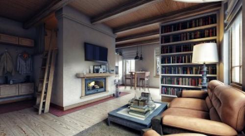 Современный дом с русской печью. Расположение печи в доме