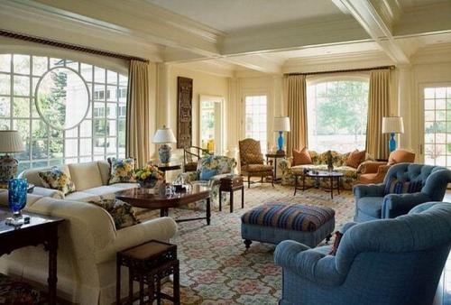 Сочетание бежевого и голубого. БЕЖЕВО-ГОЛУБАЯ ГОСТИНАЯ: АЗЫ ДИЗАЙНА И ДЕКОРИРОВАНИЯ