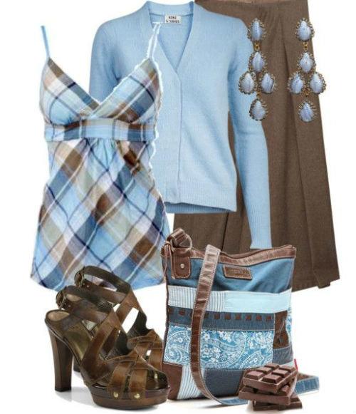 Сочетание белого и голубого. С какими цветами сочетается голубой?