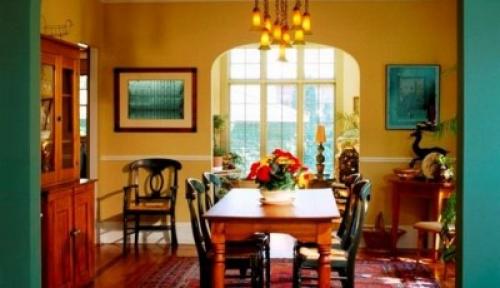 Обои для столовой комнаты в частном доме. Выбор обоев для столовой: как купить недорогие и практичные варианты 04