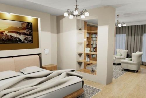 Стена из гипсокартона декоративная. Фото красивых перегородок, сделанных из гипсокартона 08