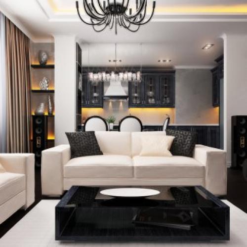 Белый кирпич в интерьере кухни. Цветовые сочетания и предпочтения