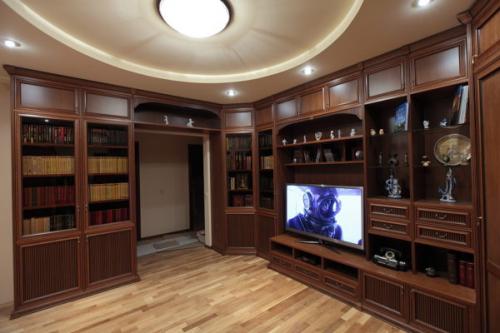 Шкаф угловой в зал для посуды. Нужен ли шкаф для посуды в гостиную?