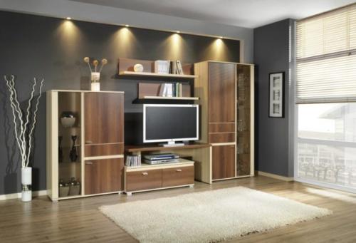 Шкаф угловой в зал для посуды. Нужен ли шкаф для посуды в гостиную?