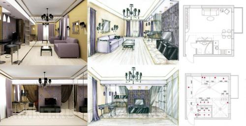 Как сделать самостоятельно дизайн квартиры. Что такое дизайн-проект 01
