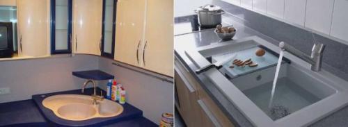 Мойки для кухни стандартные размеры. Нержавейка или камень?