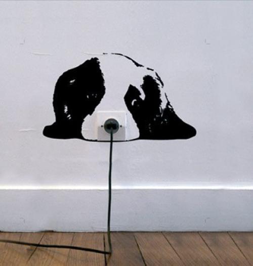 Серебристые розетки в интерьере. Розетки, как предмет декора: модные и стильные варианты