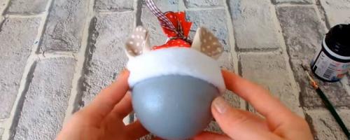 Прозрачные новогодние шары своими руками. Шары своими руками на новый год 2020 – красивые идеи с символом года