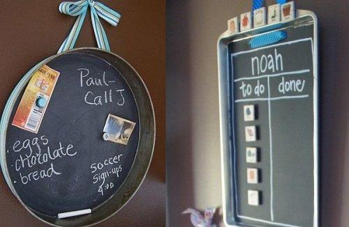 Декоративная доска на стену для заметок. 15 способов, как сделать доску для заметок на стене