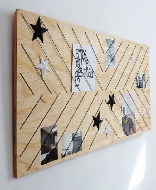 Декоративная доска на стену для заметок. 15 способов, как сделать доску для заметок на стене