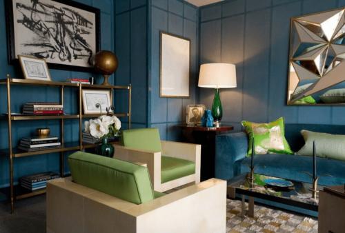 Сочетание красного и синего в интерьере. Особенности сочетания с другими цветами