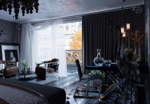 Черно белая спальня с цветными элементами. Черная спальня – советы по оформлению и отделочным материалам. 125 фото популярных комбинаций