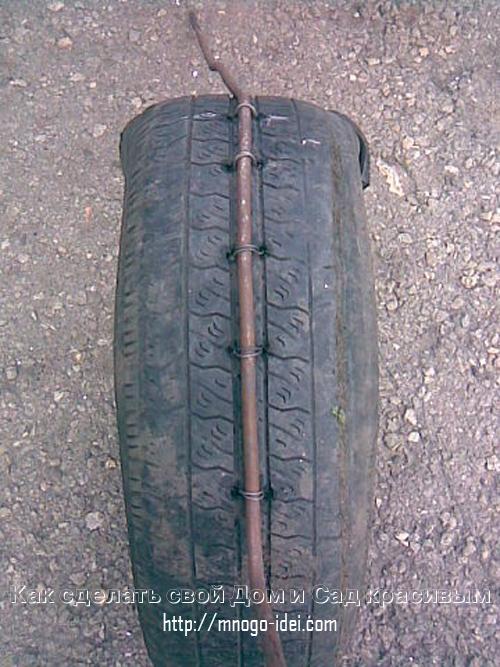 Лебедь из канистры. Грация в саду