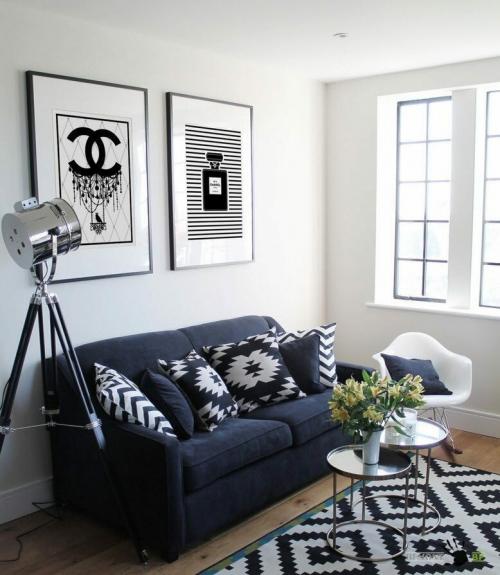 Интерьер маленькой комнаты с диваном. Как обустроить маленькую гостиную, подбираем декор и мебель