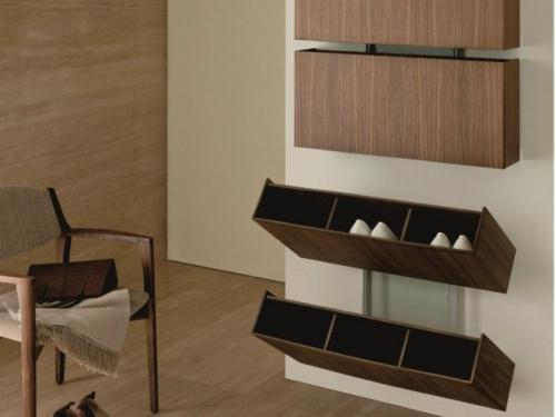 Организация хранения обуви в прихожей. Виды изделий для обуви открытого типа