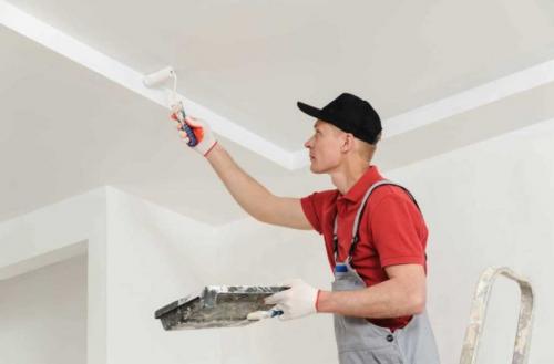 Как красить потолок, чтоб не капало. Как покрасить потолок, чтобы краска не капала?