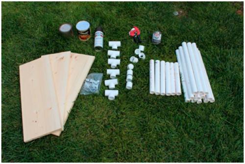 Полки из пластика своими руками. Напольная полочка для книг