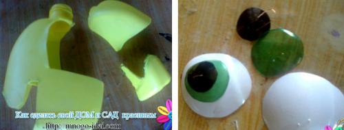 Как сделать попугая из бутылок пластиковых. Попугай из пластиковых ложек и бутылок