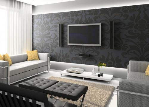 Темные обои светлая мебель. Как правильно комбинировать