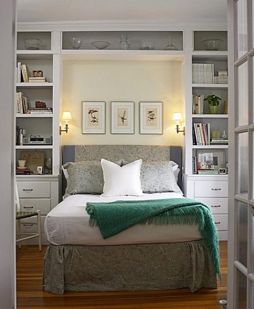 Кровать в маленькую спальню. Продумываем дизайн маленькой спальни 19