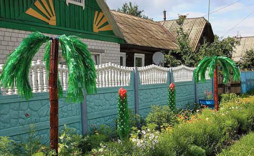 Пальма из пластиковых бутылок. Пальма из бутылок: возможная польза и способы применения