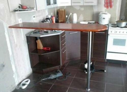 Как сделать барную стойку для бара. Барная стойка для кухни: этапы, способы изготовления, фотоотчеты