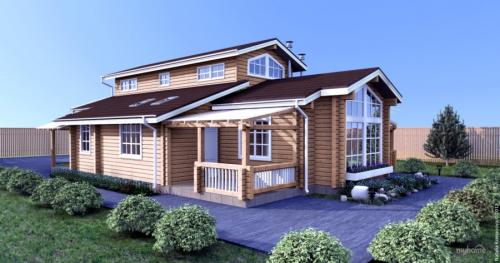 Дом в скандинавском стиле the village. Внутренне оформление