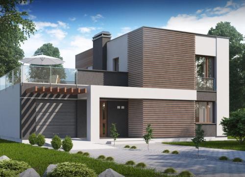 Дом в скандинавском стиле the village. Внутренне оформление