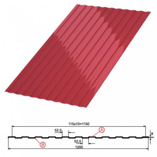 Профнастил на крышу дома. Сортамент 07 Профнастил на крышу дома. Сортамент 07