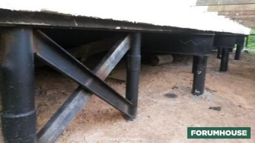 Мелкозаглубленный фундамент на сваях. Проблемы свайно-винтового фундамента