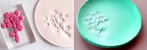 Декоративные тарелки из полимерной глины. Декоративные тарелки