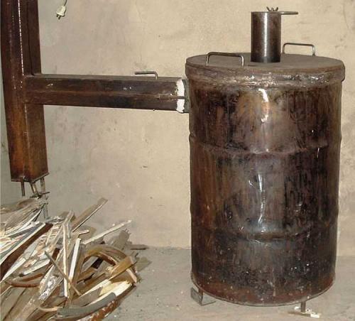 Печь дровяная для гаража. Особенности отопления гаража