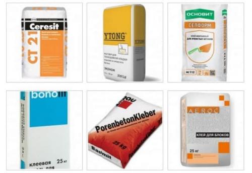 Клей для кладки газобетона. Три основных варианта 06