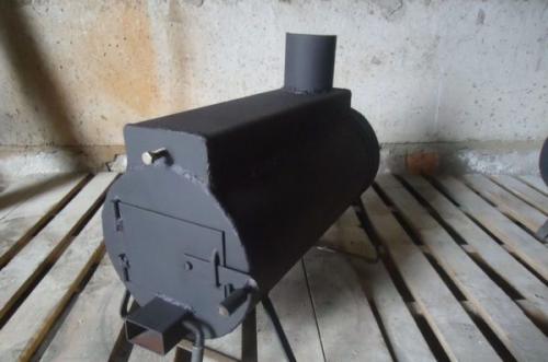 Печь дровяная для гаража. Особенности отопления гаража 07