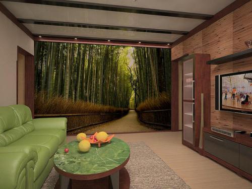 Стильный интерьер маленькой квартиры. Назад к природе