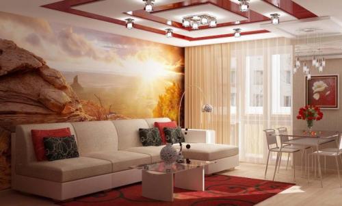 Стильный интерьер маленькой квартиры. Назад к природе