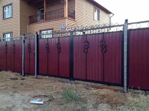 Ворота своими руками из профнастила. Ворота из профнастила — 135 фото, как установить своими руками разные типы ворот