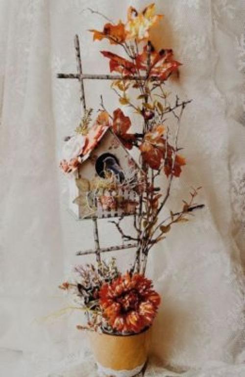 Осенние поделки из листьев в школу простые и сложные