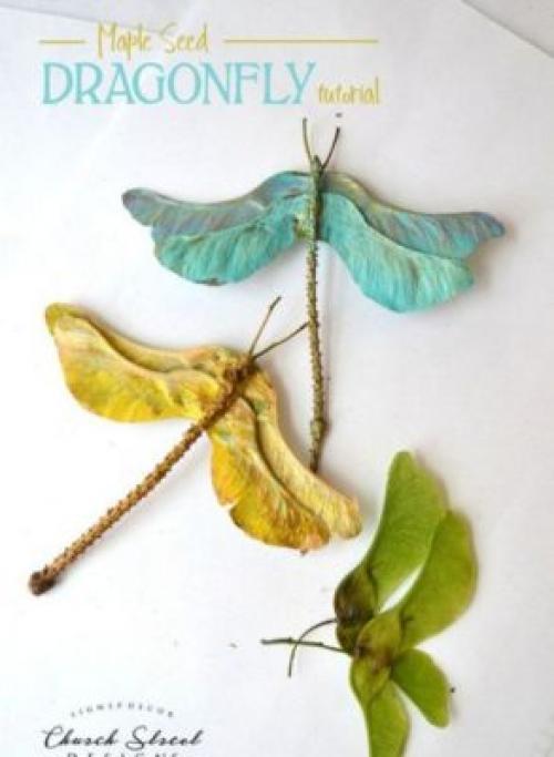 Осенние поделки из листьев в школу простые и сложные